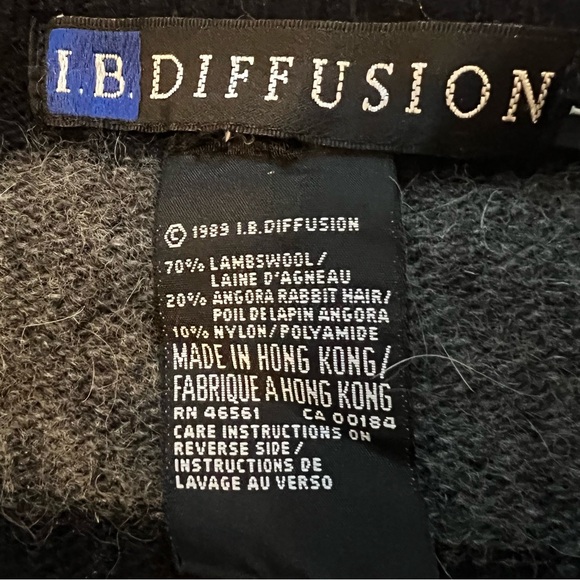 Vintage Lambswool Angora Cardigan Sweater Size Large - Picture 2 of 16